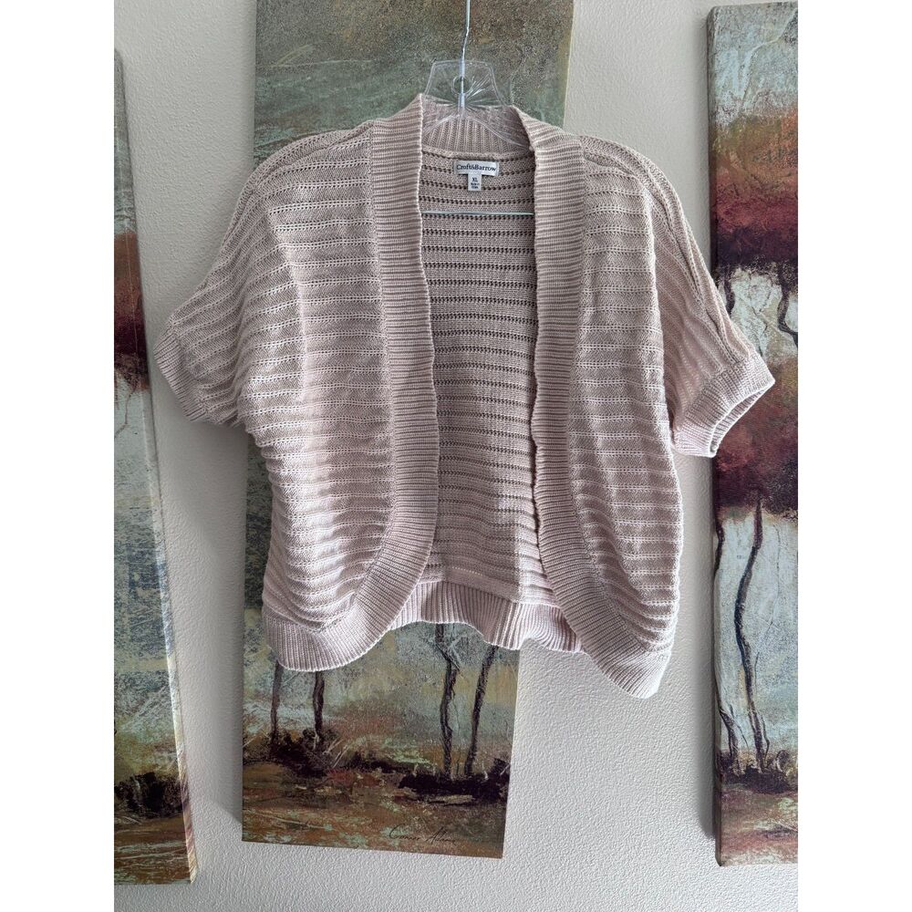 Croft & Barrow Short Sleeved Knit Cardigan